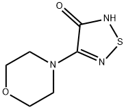 4-모르폴린-4-YL-1,2,5-티아디아졸-3-OL 구조식 이미지