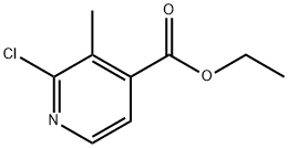 2-클로로-3-메틸피리딘-4-카르복실산에틸에스테르 구조식 이미지