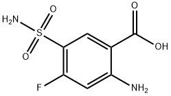 2-아미노-5-(아미노술포닐)-4-플루오로벤조산 구조식 이미지