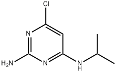 2,4-피리미딘디아민,6-클로로-N-4-(1-메틸에틸)- 구조식 이미지