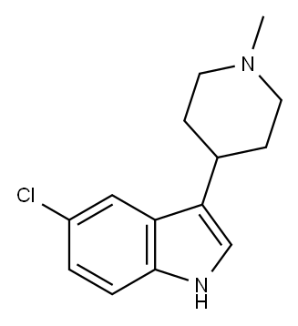 5-CHLORO-3-(1-METHYL-4-PIPERIDINYL)INDOLE Structure