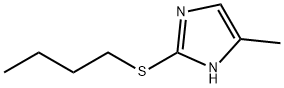 1H-이미다졸,2-(부틸티오)-4-메틸-(9CI) 구조식 이미지