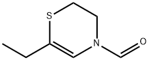 4H-1,4-Thiazine-4-carboxaldehyde, 6-ethyl-2,3-dihydro- (8CI) 구조식 이미지