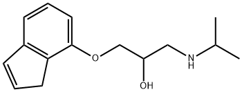 1-[(1H-Inden-7-yl)oxy]-3-[(1-methylethyl)amino]-2-propanol Structure