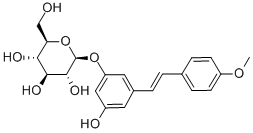 30197-14-9 3,5-DIHYDROXY-4'-METHOXYSTILBENE 3-O-BETA-D-GLUCOSIDE