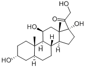 ALLOTETRAHYDROCORTISOL Structure