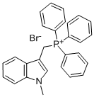[(1-메틸-1H-인돌-3-일)메틸]트리페닐-포스포늄요오다이드 구조식 이미지