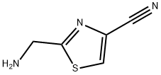 4-티아졸카르보니트릴,2-(아미노메틸)- 구조식 이미지
