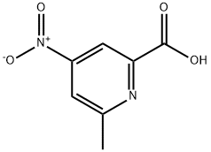 6-Methyl-4-nitropyridine-2-carboxylic acid 구조식 이미지