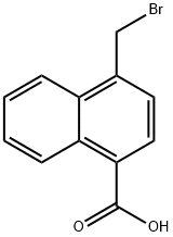 4-(BROMOMETHYL)NAPHTHALENE-1-CARBOXYLIC ACID Structure