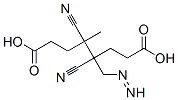 4-(4-carboxy-2-cyano-butan-2-yl)diazenyl-4-cyano-pentanoic acid 구조식 이미지