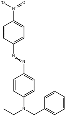 N-에틸-N-[p-[(p-니트로페닐)아조]페닐]벤질아민 구조식 이미지