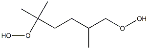 2,5-DIMETHYLHEXANE-2,5-DIHYDROPEROXIDE Structure