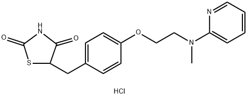 Rosiglitazone hydrochloride Structure