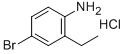 4-BROMO-2-ETHYLANILINE HYDROCHLORIDE 구조식 이미지