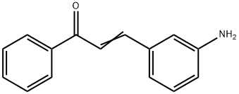 (2E)-3-(3-Aminophenyl)-1-phenyl-2-propen-1-one 구조식 이미지