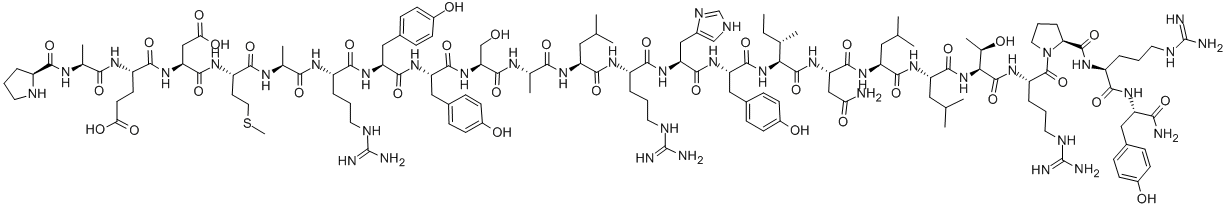 (LEU31,PRO34)-NEUROPEPTIDE Y (13-36) (HUMAN, RAT) Structure