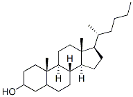 26,27-Dinor-5α-콜레스탄-3β-올 구조식 이미지