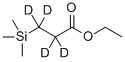 ETHYL 3-(TRIMETHYLSILYL)PROPIONATE-2,2,3 ,3-D4, 99 ATOM % D Structure