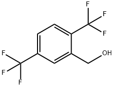 2,5-비스(트리플루오로메틸렌)벤질알코올 구조식 이미지