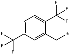 2,5-Bis(trifluoromethyl)benzyl bromide Structure