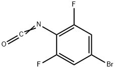 4-BROMO-2 6-DIFLUOROPHENYL ISOCYANATE Structure
