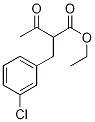 에틸2-(3-클로로벤질)-3-옥소부타노에이트 구조식 이미지