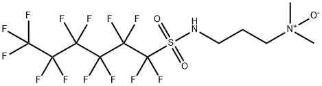 N-[3-(디메틸옥시도아미노)프로필]-1,1,2,2,3,3,4,4,5,5,6,6,6-트리데카플루오로-1-헥산술폰아미드 구조식 이미지