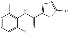 5-ThiazolecarboxaMide, 2-chloro-N-(2-chloro-6-Methylphenyl)- Structure