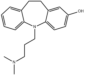 2-Hydroxy Imipramine 구조식 이미지