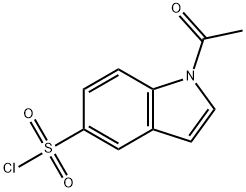 1-acetyl-1H-indole-5-sulfonyl chloride Structure