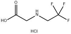 2-[(2,2,2-Trifluoroethyl)amino]-acetic acid hydrochloride 구조식 이미지