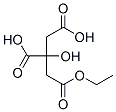 ethyl dihydrogen 2-hydroxypropane-1,2,3-tricarboxylate Structure