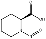 (2S)-1-니트로소-2-피페리딘카르복실산 구조식 이미지