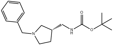(S)-1-벤질-3-N-BOC-아미노메틸피롤리딘 구조식 이미지