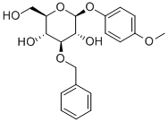 4-METHOXYPHENYL 3-O-BENZYL-BETA-D-GLUCOPYRANOSIDE 구조식 이미지
