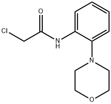 2-클로로-N-(2-모르폴린-4-일-페닐)-아세트아미드 구조식 이미지