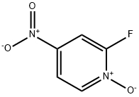 Pyridine, 2-fluoro-4-nitro-, 1-oxide (9CI) Structure