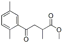 3-(2,5-Dimethylbenzoyl)-2-methylpropionic acid methyl ester Structure