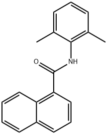 N-(2,6-디메틸페닐)-1-나프타미드 구조식 이미지