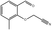 Acetonitrile, (2-formyl-6-methylphenoxy)- (9CI) Structure
