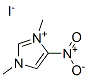 이미다졸륨,1,3-디메틸-4-니트로-,요오드화물 구조식 이미지