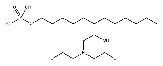 트리에탄올아민·도데실포스페이트 구조식 이미지