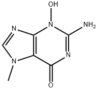 2-amino-3,7-dihydro-3-hydroxy-7-methyl-6H-purin-6-one        Structure