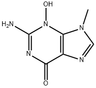 2-amino-3,9-dihydro-3-hydroxy-9-methyl-6H-purin-6-one        구조식 이미지
