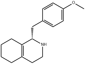 (S)-1-(4-Methoxybenzyl)-1,2,3,4,5,6,7,8-octahydroisoquinoline 구조식 이미지