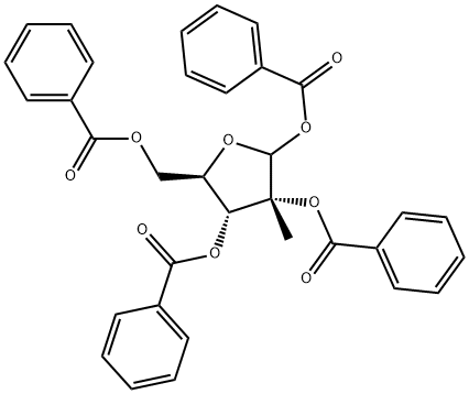 30361-19-4 1,2,3,5-Tetra-O-benzoyl-2C-methyl-D-ribofuranose