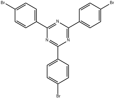 2,4,6-TRIS(4-BROMOPHENYL)-1,3,5-TRIAZINE Structure