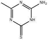 1,3,5-Triazine-2(1H)-thione,4-amino-6-methyl-(9CI) Structure