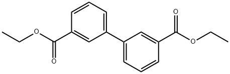 DIETHYL BIPHENYL 3,3'-DICARBOXYLATE Structure